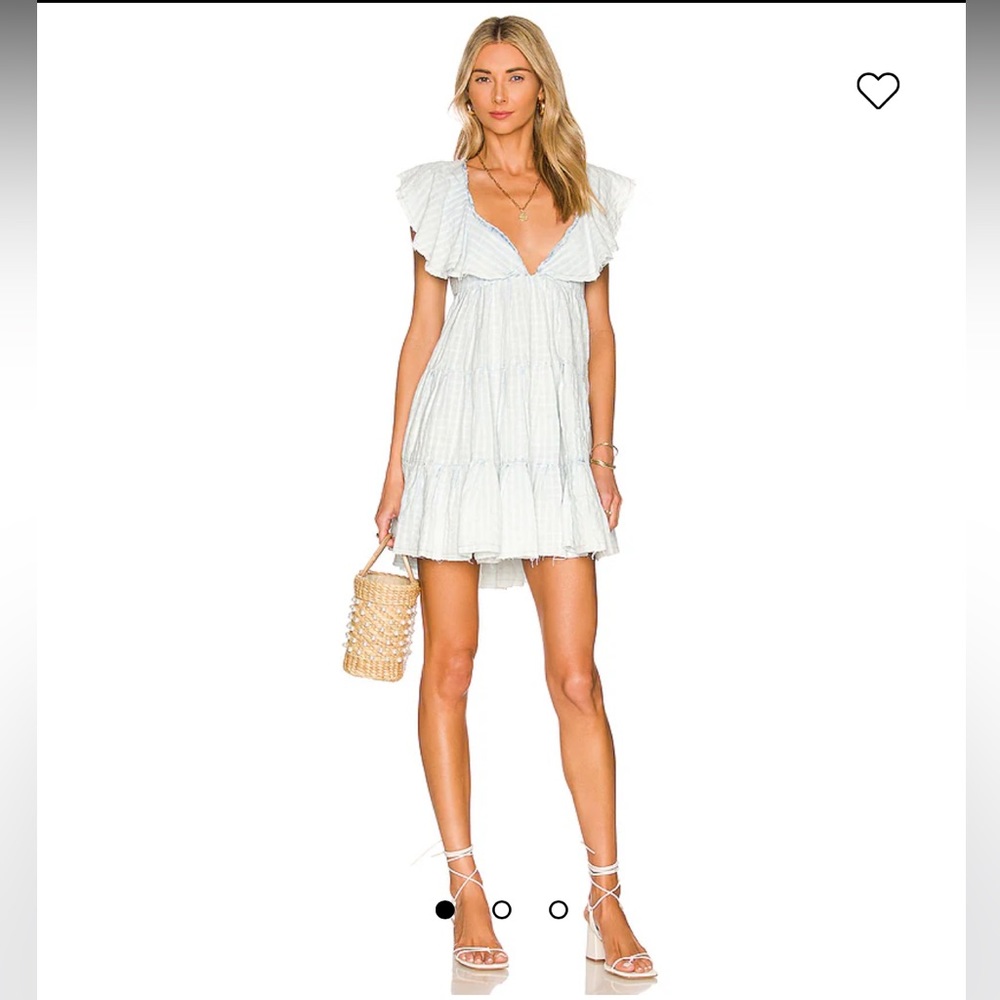 FP Undone Mini Dress XS Sea Spray Wash
